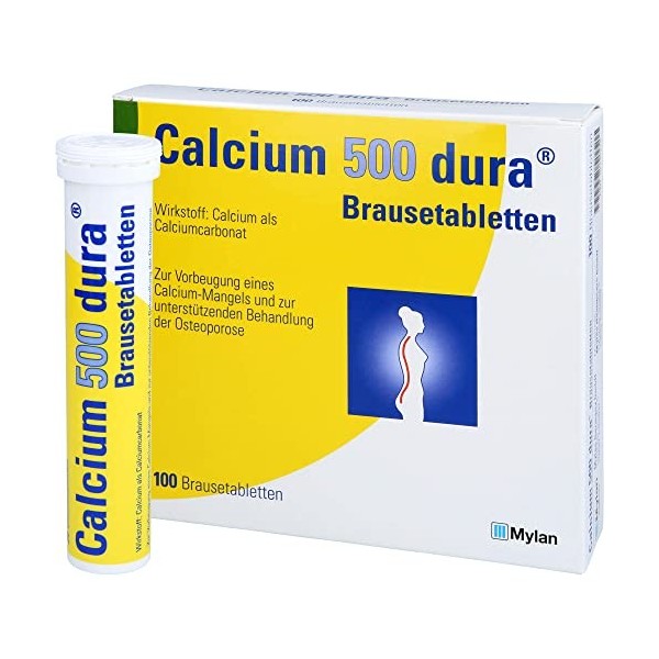 Calcium 500 dura Brausetabletten, 100 pc Tablettes