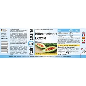 Fair & Pure® - Extrait de melon amer - avec 60μg de chrome par dose journalière - 90 gélules