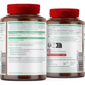SUPERDIET - PICOLINATE DE CHROME - 150 gélules