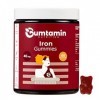 Gumtamin Gummies en fer Gumtamin avec vitamine C - Alternative hautement dosée aux comprimés et capsules de fer pour la caren