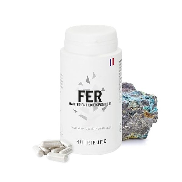 Fer Bisglycinate 14 mg Haute Qualité FERROCHEL® | Haute Absorption | Complément Alimentaire Anti-Fatigue & Renfort du Système