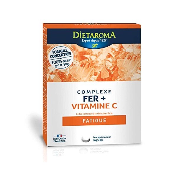 Dietaroma - Complexe fer cure 1 mois - 30 comprimés - Léquilibre en fer