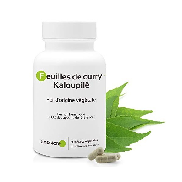 FER DORIGINE VÉGÉTALE Kaloupilé * 233.5 mg / 60 gélules * Carences hémoglobine , Energie fatigue , Immunitaire