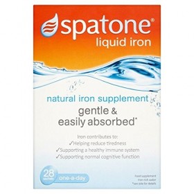 Spatone Lot de 2 Sup en fer 100 % naturel 28 sachets