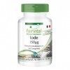 Fairvital | Iode 150μg - comprimés diode - fortement dosé - avec 150mcg diodure de potassium, 180 comprimés, végétarien