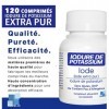 IODE | 120 Pastilles De Iode Pur De Haute Dose Et Facilement Ingérables | Iodure De Potassium Supplément