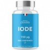 IODE 150 MCG | 365 petits comprimés | Iode thyroide | Fabriqué en France | Iodure de Potassium | Complement alimentaire | San