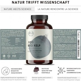 Iode BIO 150 μg, 100% NATUREL : Issu d'Algue Kelp