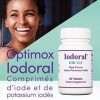 Optimox, Iodoral 12,5mg, avec Iode et Iodure de Potassium, Dépôt, 90 Comprimés végétaliens, Testé en Laboratoire, Végétarien,