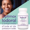 Optimox, Iodoral 12,5mg, avec Iode et Iodure de Potassium, Dépôt, 180 Comprimés végétaliens, Testé en Laboratoire, Végétarien