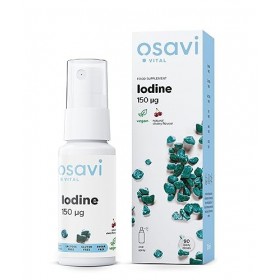 Osavi Iodine Oral Spray, 150mcg Cherry - 26 ml.