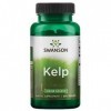 Swanson, Kelp, avec Iode Naturel, 250 Capsules végétaliennes, Hautement Dosées, Testées en Laboratoire, Végétariennes, Sans S