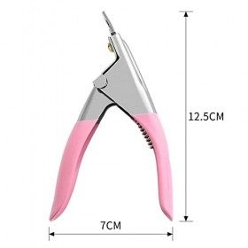 XINDELE Coupe-ongles faux ongles en forme de U - Coupe-ongles français - Coupe-ongles UV - Outil de manucure