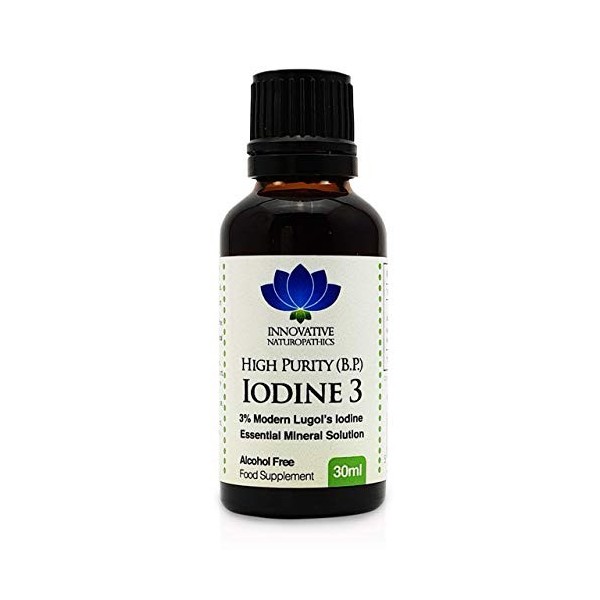 Iode - Solution diode à 3% de Lugols - 30 ml