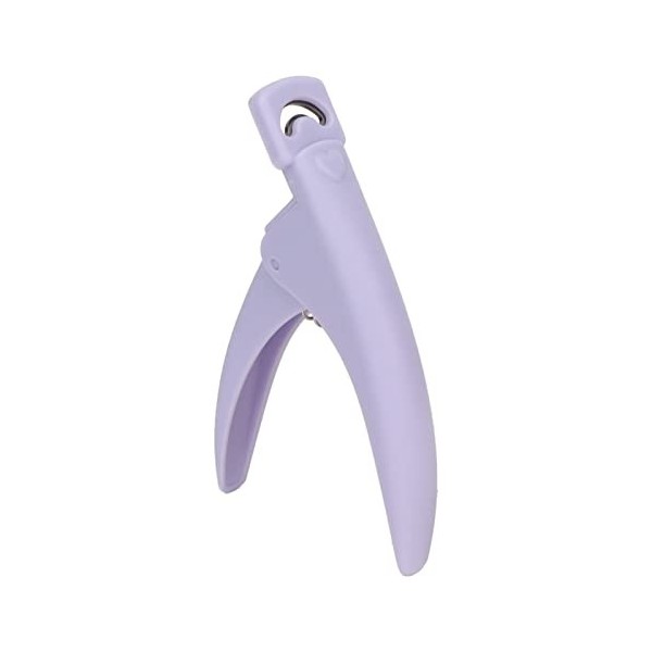 Coupe-ongles, Tête en Acier Inoxydable, Coupe-ongles Efficace, Poignée en Plastique Robuste pour Salon Violet 