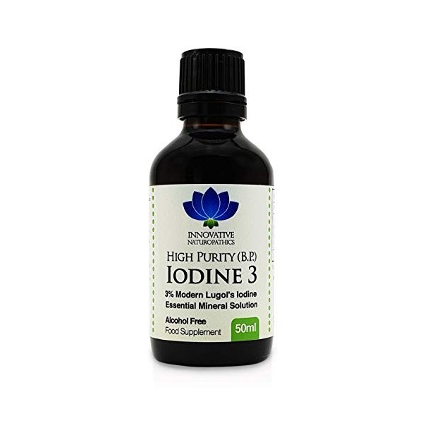 Iode - Solution diode à 3% de Lugols - 50 ml