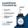 Double Magnésium Vitamine B6 - Magnésium Bisglycinate - Hautement dosé 300 mg - Haute Assimilation - Stress, Fatigue, Sommeil