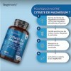 Citrate de Magnésium 1480mg - 240 Gélules Vegan 8 mois - Contient 440 mg de Magnésium Élémentaire Pur - Pour lÉnergie, la 