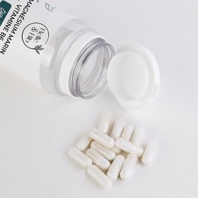 RÉDUCTION FATIGUE & DÉTENTE - Magnésium Marin & Vitamine B6 - 120 gélules - Cure 2 mois - Complément Alimentaire BELLE&BIO - 