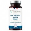 MAGNÉSIUM MARIN + Vit B6 B9 | 300mg de Magnésium Élément par Gélule | 100 Jours de Cure | Lutte contre Stress et Fatigue | Am