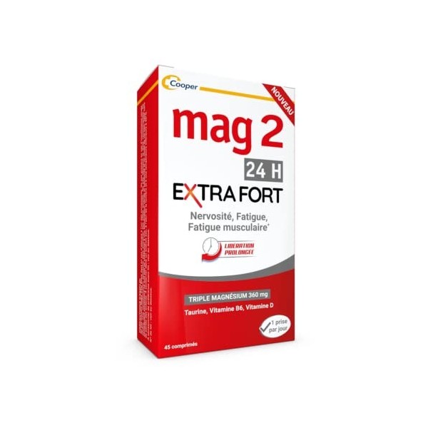 MAG 2 24H Extra fort Antinervosité et antifatigue Complément