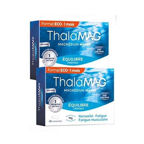 Thalamag EQUILIBRE INTERIEUR - MAGNESIUM MARIN - 2 x 30 comprimés