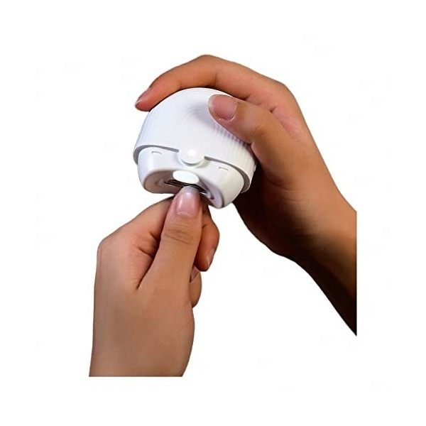 AXTMR Coupe-Ongles électrique à Deux Vitesses de réglage, Coupe-Ongles Automatique avec Chargement USB, avec éclairage auxili