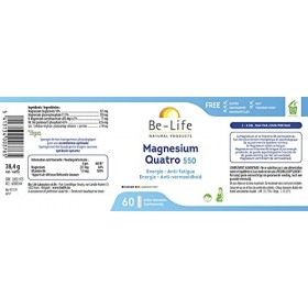 BeLife Magnésium Quatro 550, 60 Gélules