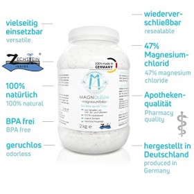 Chlorure de magnésium - Flocons de magnésium - Flocons de sel de magnésium pour bains complets et bains de pieds - Magnésium 