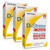 D-STRESS BOOSTER Lot de 3 + 1 Tube dAcérola Offert | Magnésium de 3ème Génération + Taurine + Arginine + Vitamines B | Gère 