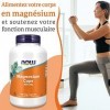 Now Foods, Magnesium Caps, 400 mg, 180 Gélules végétaliennes, Testé en Laboratoire, Minéraux, Sans Gluten, Sans Soja, Végétar