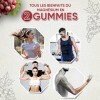 Magnésium Citrate en Gummies 125mg par Jour - 90 Gummies 45 Jours Vegan Saveur Raisin - Gommes à Mâcher Haute Biodisponibil