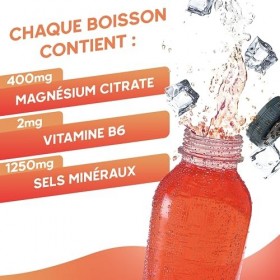 h2o+ Magnesium + | Vitamine B6 | 30 boissons | 3,75L | Vitalité et Équilibre | Magnesium Citrate et Vit B6 | Format Poudre à 