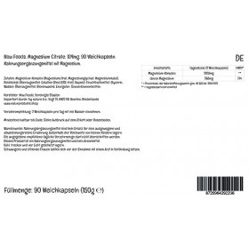Now Foods Magnesium Citrate, Glycinate de Magnésium et Malate de Magnésium, 90 Capsules molles, Testé en Laboratoire, Sans Gl