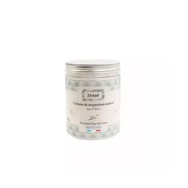 Zenaé Cristaux de magnésium naturel Spa & Bain Fleur de Coton 300gr