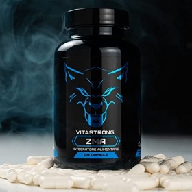ZMA Vitastrong - Zinc Magnesium et Vitamine B6 - Dose Extra Haute - Augmentation de lÉnergie et de la Performance Sportive, 