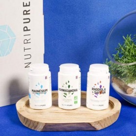 Nutripure Pack Stress Equilibre Et Sommeil • Magnésium Bisglycinate Ashwagandha Rhodiola Compléments Pour Récupérer Reprendre
