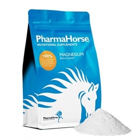 PharmaHorse Glycinate de Magnésium | pour des Muscles Souples et des os forts | Meilleur Assimilation des éléments nutritifs 