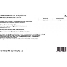 Life Extension, L-Carnosine, 500mg, Hautement Dosé, 60 Capsules végétaliennes, Testé en Laboratoire, Sans Gluten, Végétarien,
