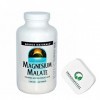 PremiumVital, Source Naturals, Magnésium Malate, 1.250mg, 360 Comprimés végétaliens, Testé en Laboratoire, Sans Gluten, Sans 