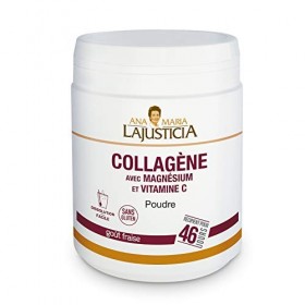 Ana Maria Lajusticia -Collagène enrichi en magnésium et vitamine C -350 g & Collagène enrichi en magnésium -450 comprimés art