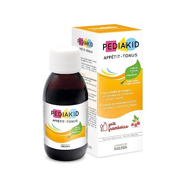 PEDIAKID - Complément Alimentaire -Tonus - Formule Exclusive au Sirop dAgave - Stimule lAppétit - Aide à la Prise de Poids 