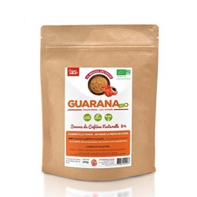 Guarana BIO en poudre - 200g - La Brigade des Épices – 5% de Caféine NATURELLE – SANS maltodextrine & SANS Additifs – Origine