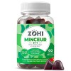 Complément Alimentaire Minceur -Gummies Minceur-60 gommes de fruits goût Framboise Pamplemousse- ZOHI- Fabriqué en France