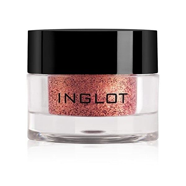 Inglot AMC Ombres à paupières, poudre libre de couleur hautement concentrée avec effets délicats à ultra-intenses, Avec Pigme