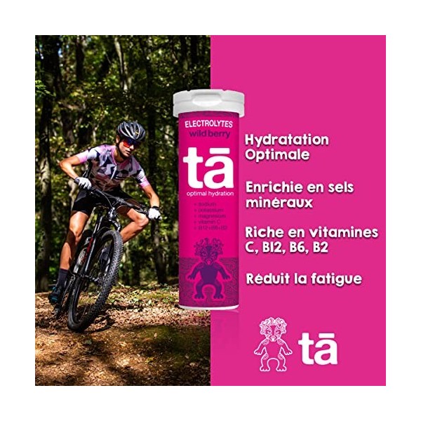 TA ENERGY - Pastilles dHydratation - Sels Minéraux - Vitamines - Faibles Calories - Réduit les crampes - MADE IN FRANCE Wil