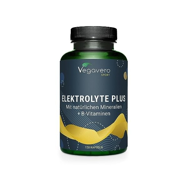 Electrolyte Complex | Sels Minéraux | Magnesium + Calcium + Potassium | Avec Vitamine B | Crampes et Fatigue Musculaire | SAN