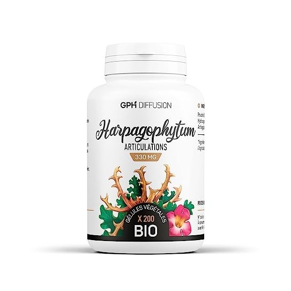 Harpagophytum Bio - 330 mg - 200 gélules végétales