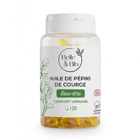 Belle&Bio Huile de Pépin de Courge 500 Mg/Capsule pour Homme 120 Capsules