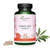 Candida Complex Vegavero® | 100% NATUREL | Acide Caprylique, Probiotique, Origan, Feuille d’Olivier, Pamplemousse, Ail Noir |